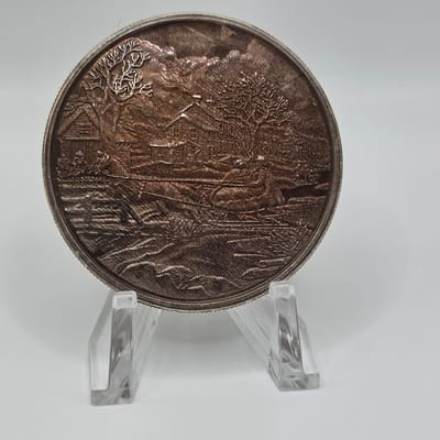2oz Christmas Toner Round Silver - additional view