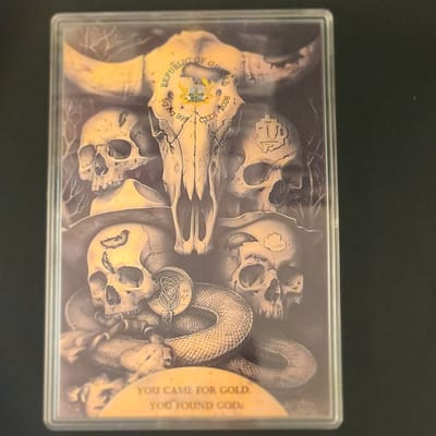 Wanted Dead or Alive 5g Silver Art Foil .999 - additional view