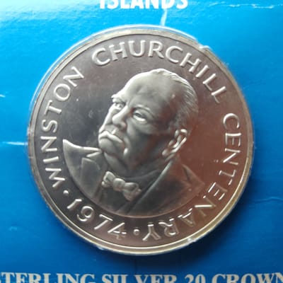 1975 Churchill 100th 1.25oz of Sterling Silver
