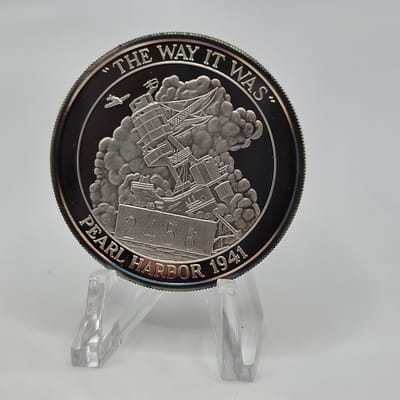 WWII Pearl Harbor 1oz .999 Silver Round