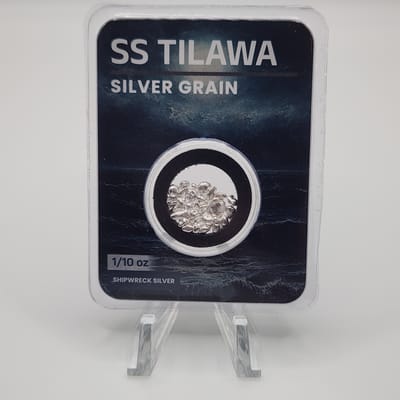 SS Tilawa Shipwreck 1/10 oz Silver Grain
