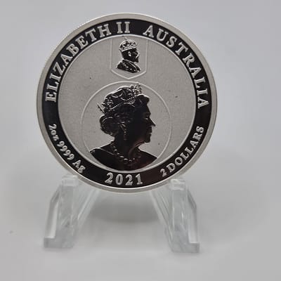 2021 Australia Florin/Shilling 2oz .999 Silver - additional view