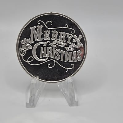 Merry Christmas 1oz .999 Silver Round