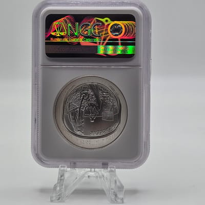2019-P NGC MS70 $1 Silver Apollo 11 50th Moon Boot - additional view