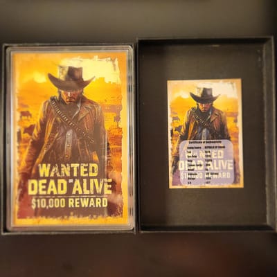 Wanted Dead or Alive 5g Silver Art Foil .999