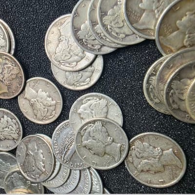 5-pack: 90% Mercury Dimes (random dates)