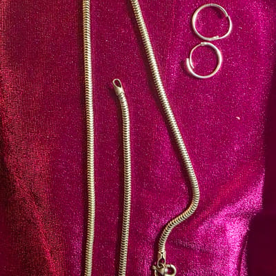 Spot deal! .925 earrings and necklace 19.19g