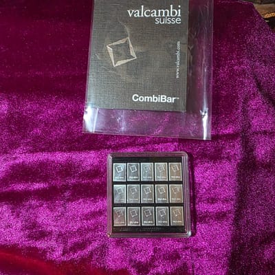 1g x 15 valcambi suisse silver bars in custom case