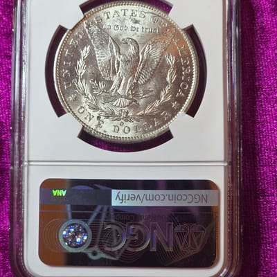 1888 $1 Morgan NGC BRILLIANT UNCIRCULATED - additional view
