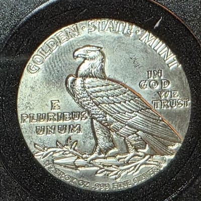 1/2oz Golden State Mint Silver Indian Head round  - additional view