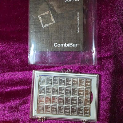 1g x 24 valcambi suisse silver bars in custom case