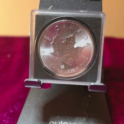 2020 Canadian Maple 🍁 1oz silver  - additional view