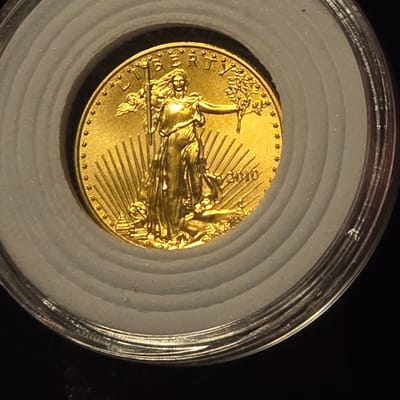 1/10th oz 2010 American Gold Eagle in OGP - additional view