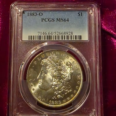 1883-O $1 Morgan Dollar PCGS MS64 
