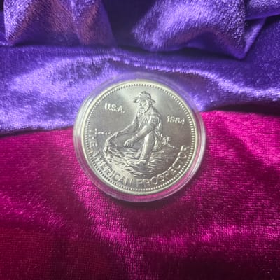 Vintage 1984 Englehard American Prospector 1oz rd