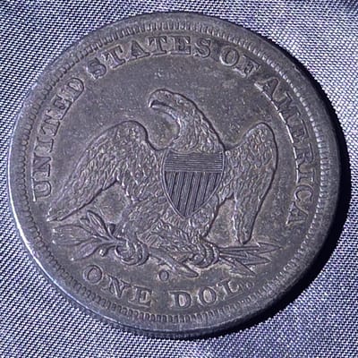 1859-O Seated Liberty Silver Dollar  - additional view