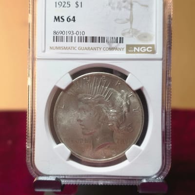1925 $1 Peace Dollar NGC-MS64