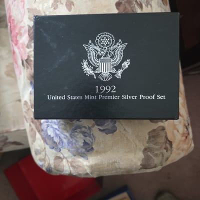 1992 US Mint Premier Silver Proof Set 