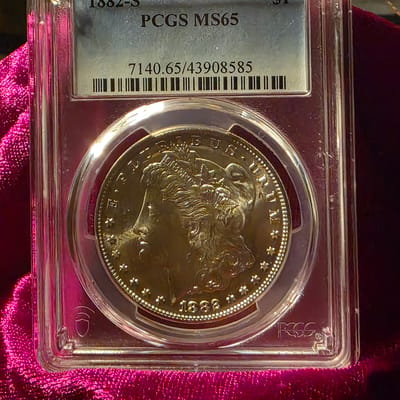 1882-S$1 Morgan Dollar PCGS MS65 