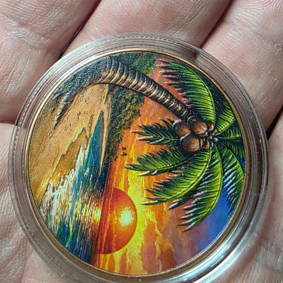 LOT: 4.5OZ. .999 Copper.  4 x 1oz FLORIDA + more  - additional view
