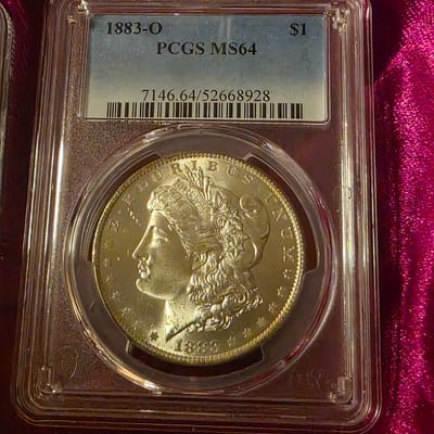 MORGAN LOT: 1882-S MS65 , 1883-O MS64, 1921-P MS63 - additional view