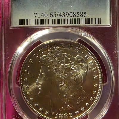 1882-S$1 Morgan Dollar PCGS MS65  - additional view