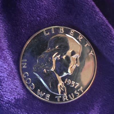 1957 Proof Franklin Half Dollar- immaculate 