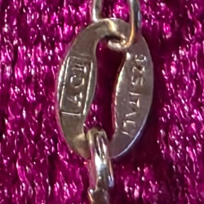 Sterling Silver Claddah necklace.  Brand New! - additional view