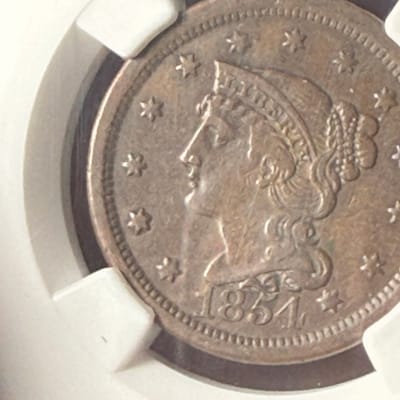 1864. 2c 1954 larg cent 1858 flying eagle