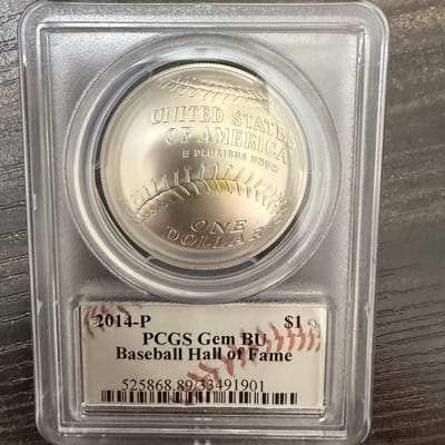 2014 baseball hall of fame PCGS BU - additional view
