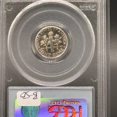 1951 Roosevelt dime PCGS pr65 cam - additional view