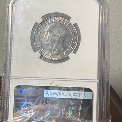 1940-r Italy lira 1942 war nickel typ set