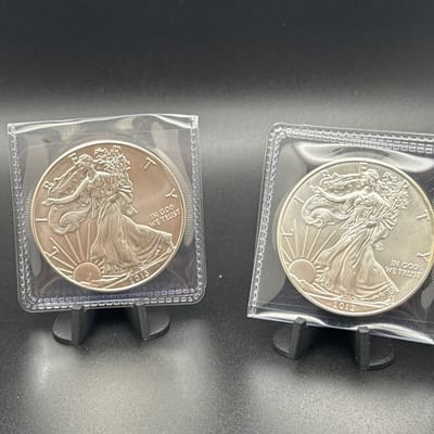 2 Commemorative silver eagle