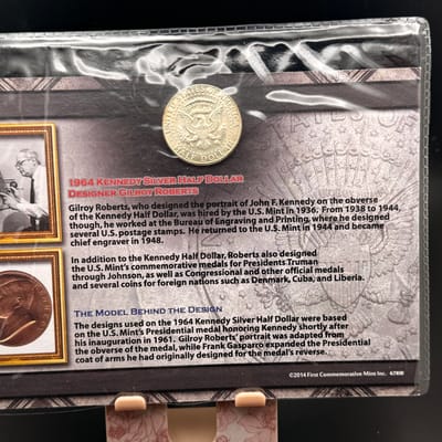 1964. Kennedey half dollar. - additional view