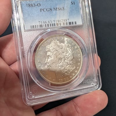 1883-O Morgan Silver Dollar PCGS MS63
