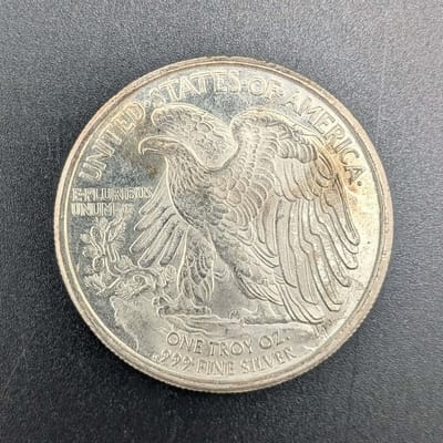 UNDER SPOT!! Walking Liberty Tribute 1 oz Round - additional view