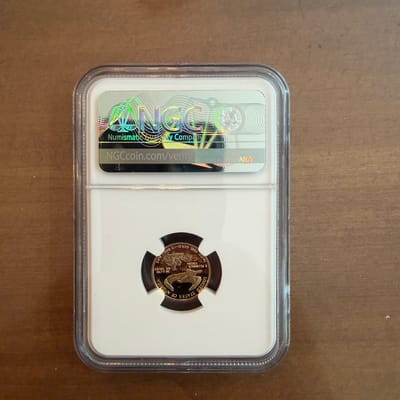 1990 P Eagle G $5 PF 70 Ultra Cameo - additional view
