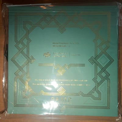 Arabian Falcon Pamp 5g Gold Bar - additional view