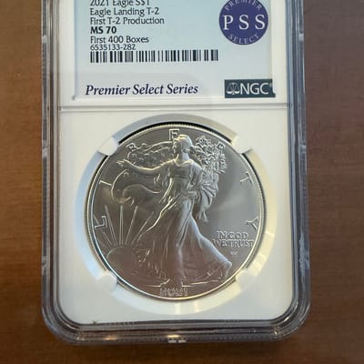 2021 Silver Eagle Type 2 NGC MS70 First T-2 