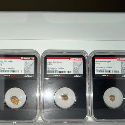 Vault box Gold Nuggets 3pk 2.95g
