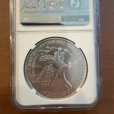 2021 Silver Eagle Type 2 NGC MS70 First T-2  - additional view