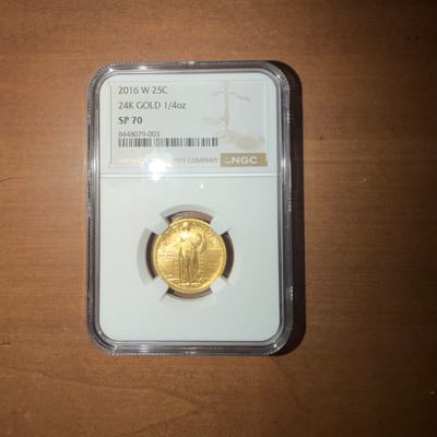 2026 W 25c 24k Gold 1/4oz SP70 NGC