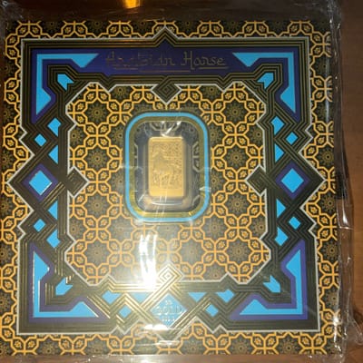 PAMP Arabian Horse 5g Gold in Assay