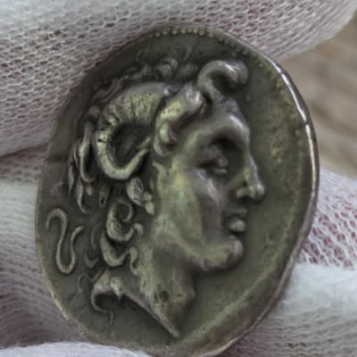 Thrace Lysimachus AR Tetradrachm 305-281BC XF Silv - additional view