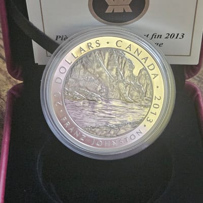 1oz Silver ProofCoin Canada 2013 Guardian Of Gorge