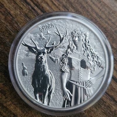 2023 Germania Mint "Ostara" 1oz Silver BU W/ COA