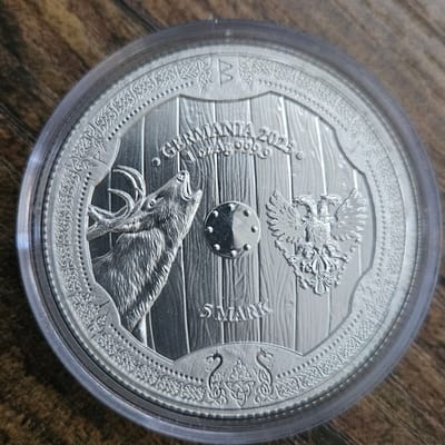 2023 Germania Mint "Ostara" 1oz Silver BU W/ COA - additional view