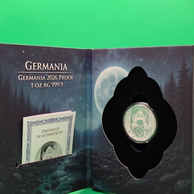 2026 GERMANIA Lady Germania .9999 proof 059/500