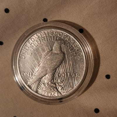 1925 P Silver Peace Dollar - additional view