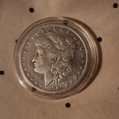 1884 0 Silver Morgan Dollar